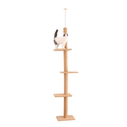 Árbol para gatos extensible de más de 2 metros