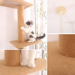 Árbol para gatos extensible de más de 2 metros