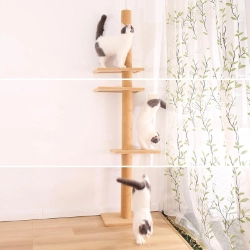 Árbol para gatos extensible de más de 2 metros