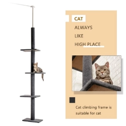 Árbol para gatos extensible de más de 2 metros